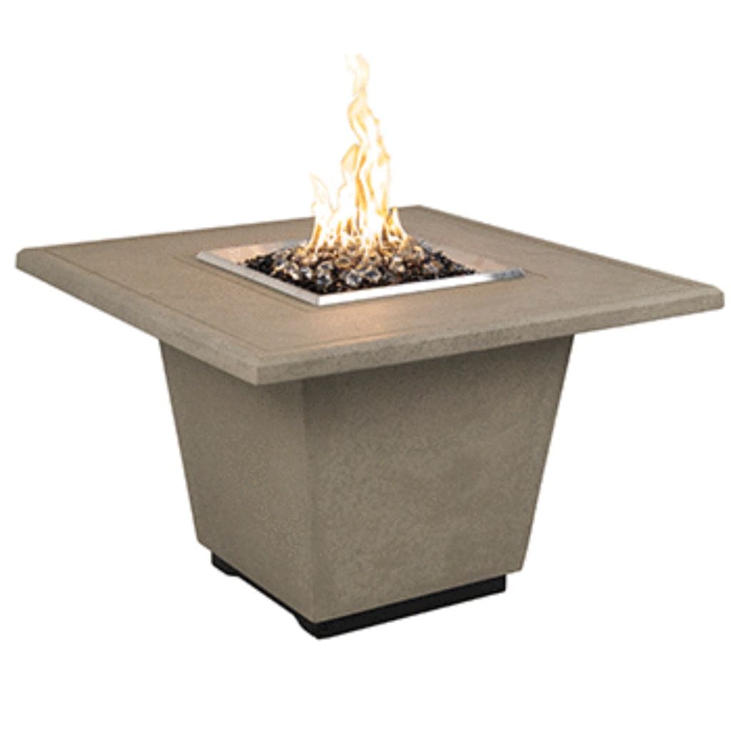 American Fyre Designs 36" Cosmopolitan Square Gas Firetable