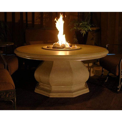 American Fyre Designs 48" Inverted Round Gas Firetable