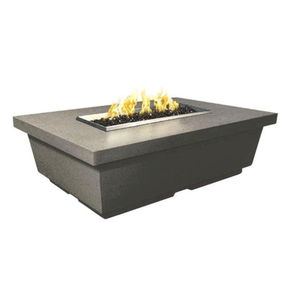 American Fyre Designs 52" Contempo Rectangle LP Gas Drawer Tank Firetable