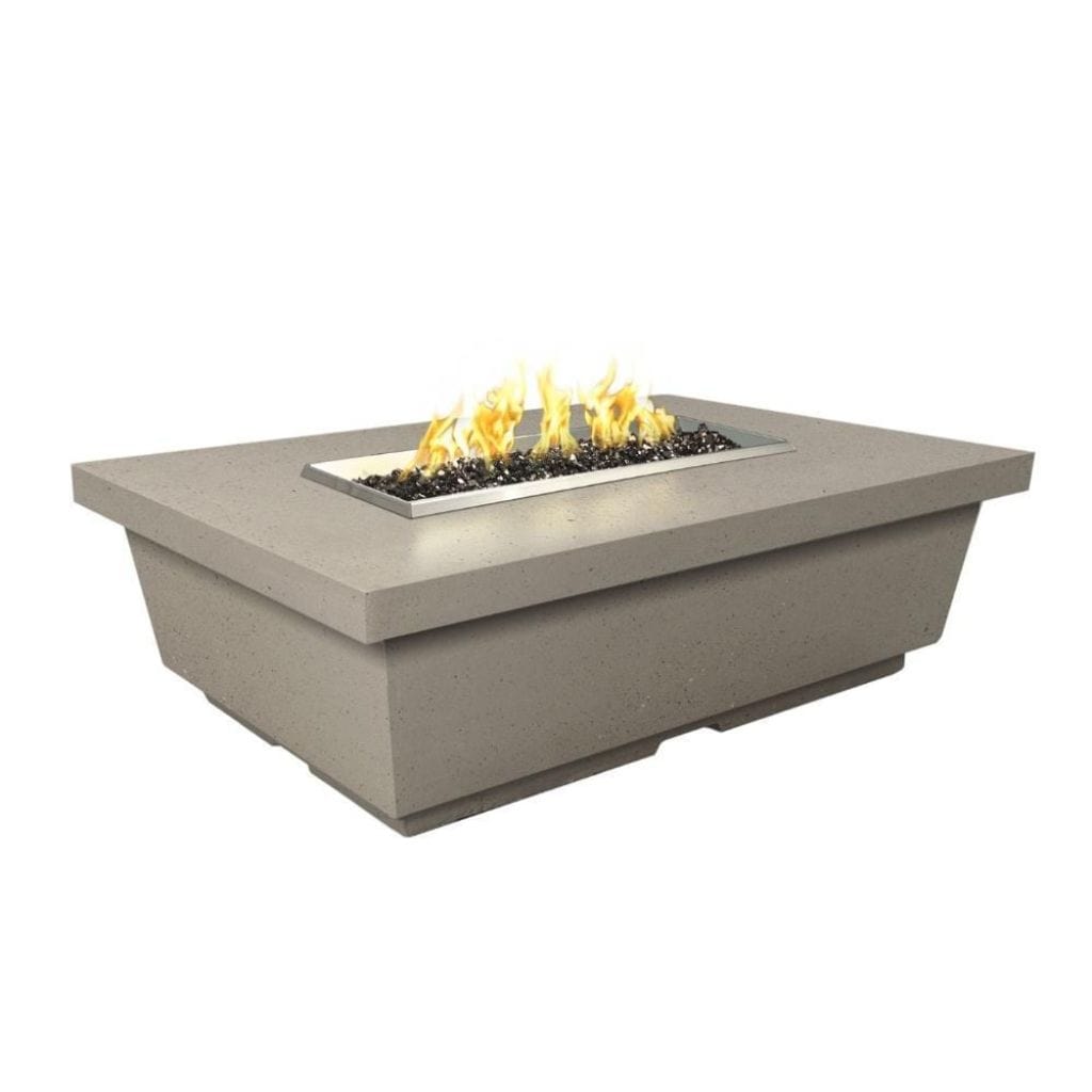 American Fyre Designs 52" Contempo Rectangle LP Gas Drawer Tank Firetable