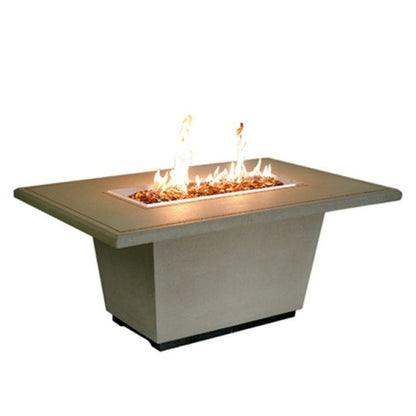 American Fyre Designs 54" Cosmopolitan Rectangle Gas Firetable