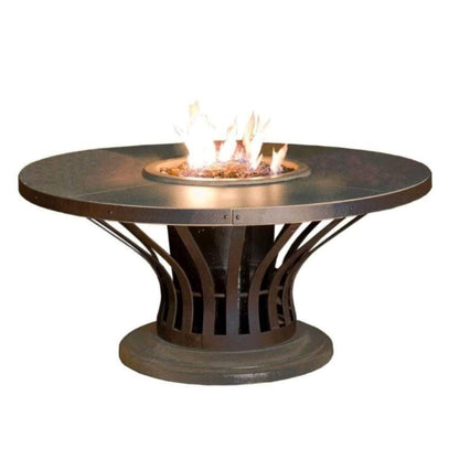 American Fyre Designs 54" Fiesta Round Gas Firetable