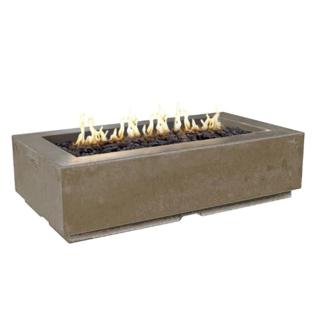 American Fyre Designs 56" Louvre Rectangle Fire Pit