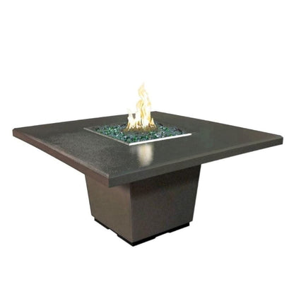 American Fyre Designs 60" Cosmopolitan Square Dining Gas Firetable