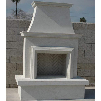 American Fyre Designs 67" Contractor's Model with Moulding Vent Free Recessed Hearth and Body Gas Fireplace