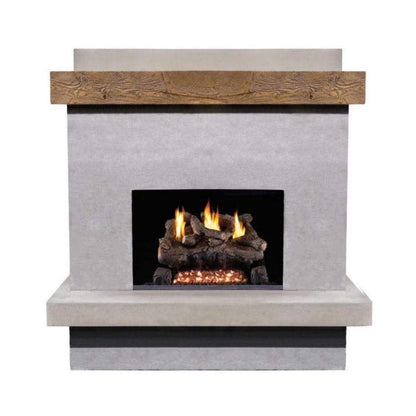 American Fyre Designs 68" Brooklyn Smooth Vented Outdoor Gas Fireplace