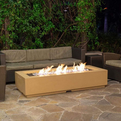 American Fyre Designs 72" Louvre Long Rectangle Fire Pit