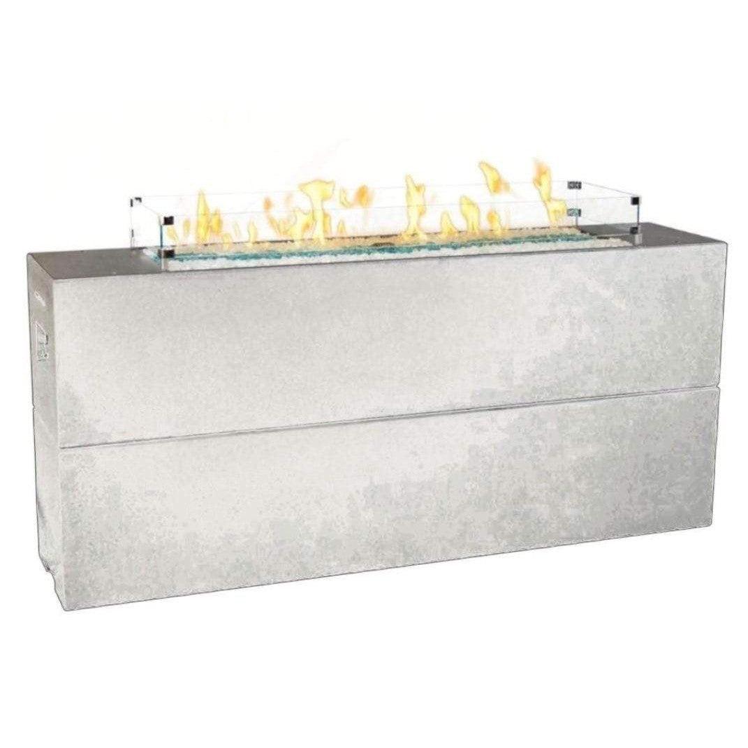 American Fyre Designs 72" Milan Tall Linear Gas Firetable