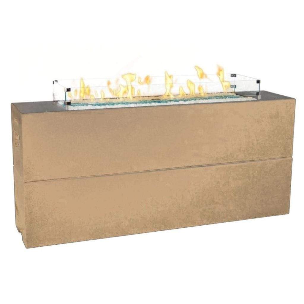 American Fyre Designs 72" Milan Tall Linear Gas Firetable