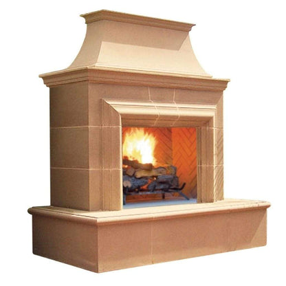 American Fyre Designs 76" Reduced Cordova Vent Free Freestanding Gas Fireplace