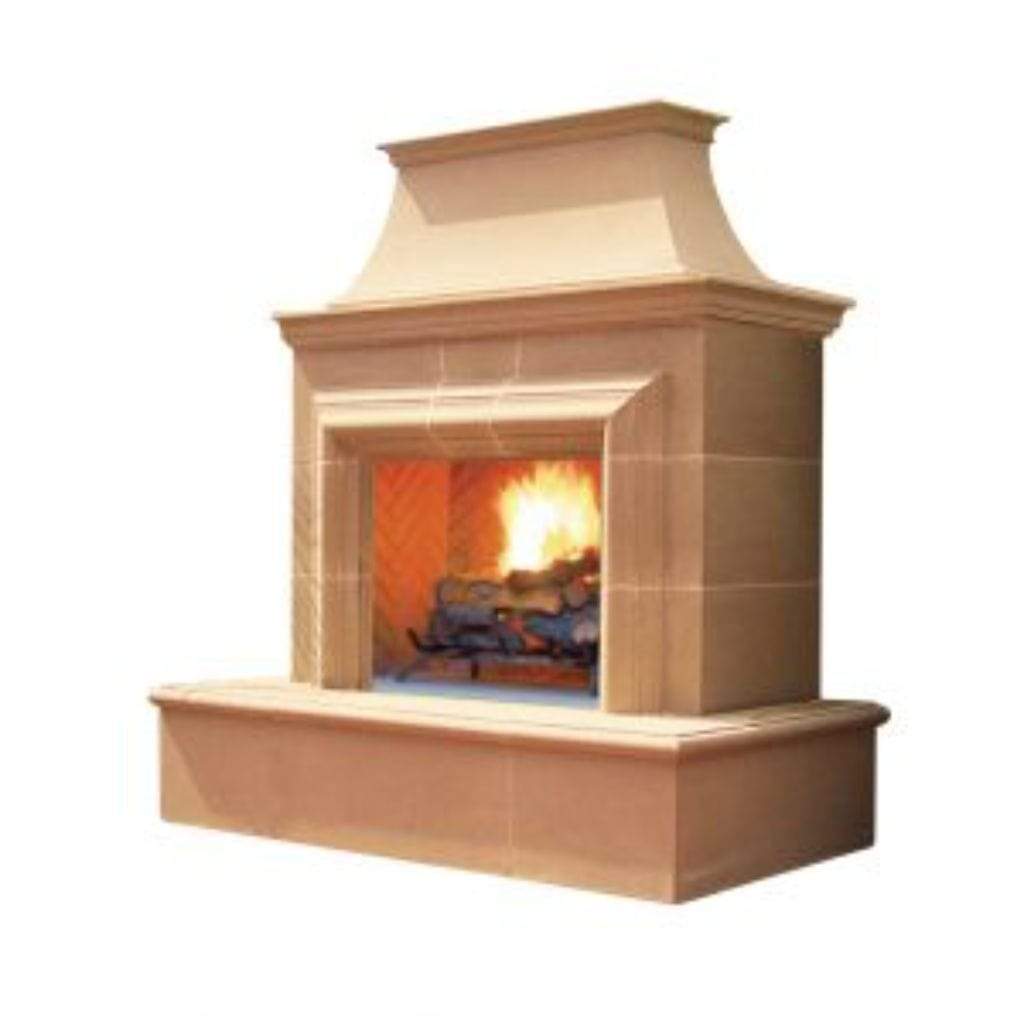 American Fyre Designs 76" Reduced Cordova Vent Free Recessed Hearth Gas Fireplace