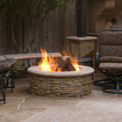 American Fyre Designs Contractor's Model 39" Round Gas Fire Pit