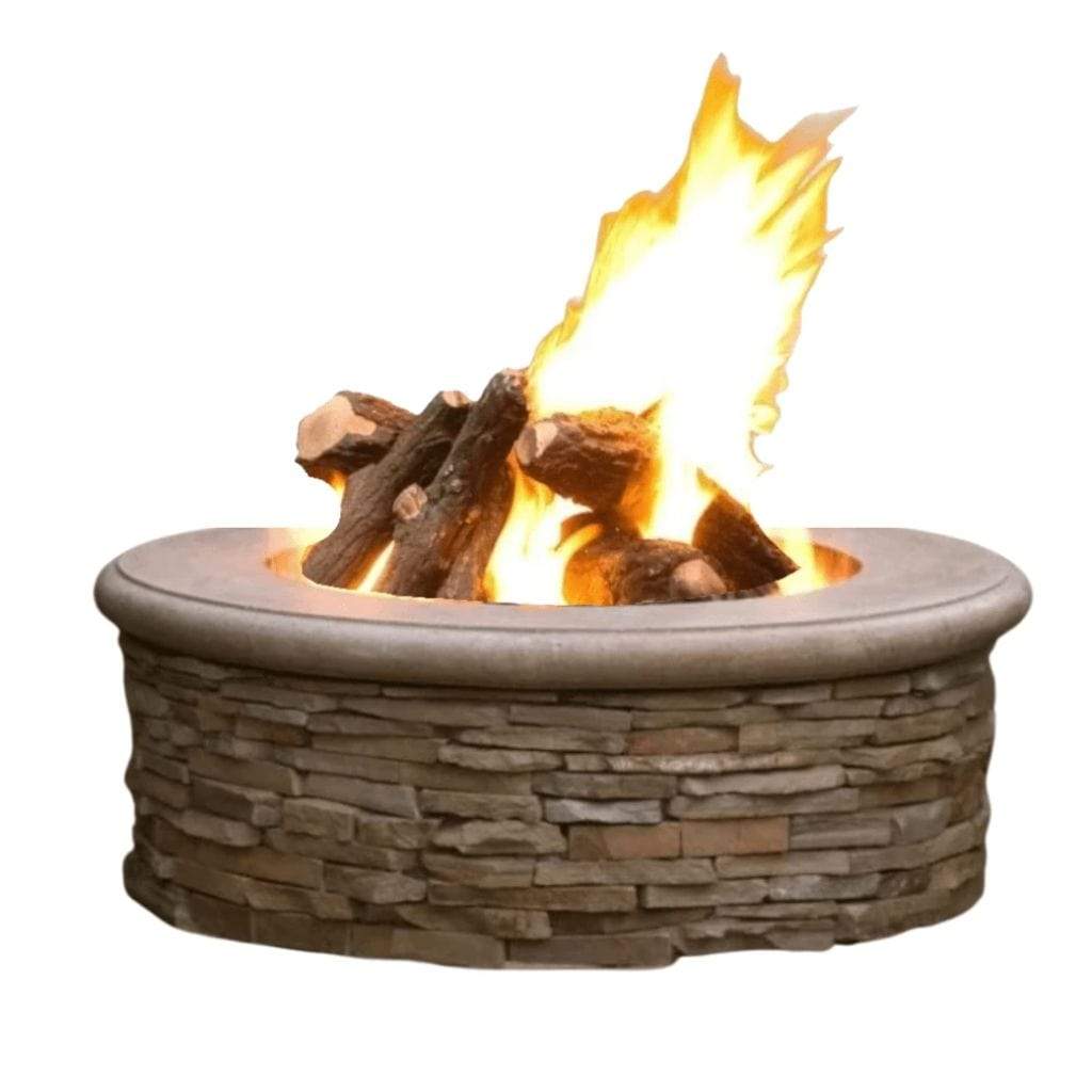 American Fyre Designs Contractor's Model 39" Round Gas Fire Pit