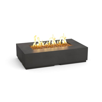 American Fyre Designs Legend 60" Black Lava Natural Gas Firetable with FyreStarter Bluetooth Control