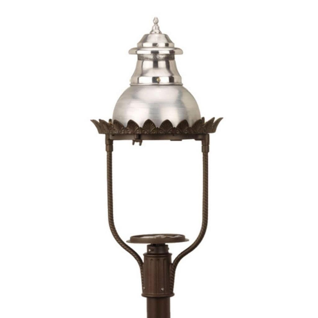 American Gas Lamp Works 16" 4200H Victorian Aluminum Post Mount Mid-Size Gas Light Head