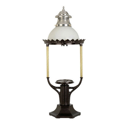 American Gas Lamp Works 17" 3600R Boulevard Aluminum Pier Mount Estate Gas Light Head