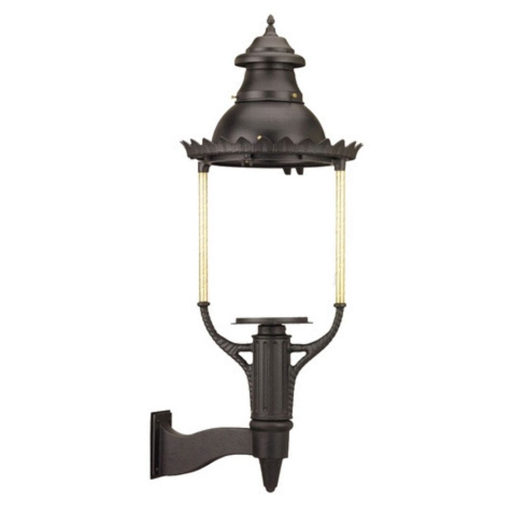 American Gas Lamp Works 17" 3600W Boulevard Aluminum Wall Mount Estate Gas Light Head