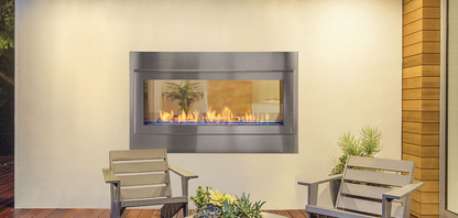 Monessen Artisan 48" Vent Free See-Through Natural Gas Linear Fireplace With IPI Plus Ignition