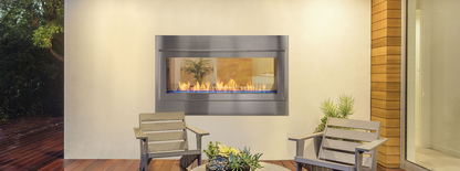 Monessen Artisan 48" Vent Free See-Through Natural Gas Linear Fireplace With IPI Plus Ignition