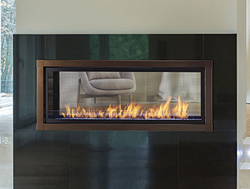 Monessen Artisan 48" Vent Free See-Through Natural Gas Linear Fireplace With IPI Plus Ignition