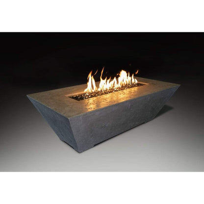 Athena 30"x72" Olympus Rectangle Linear Gas Fire Pit Table