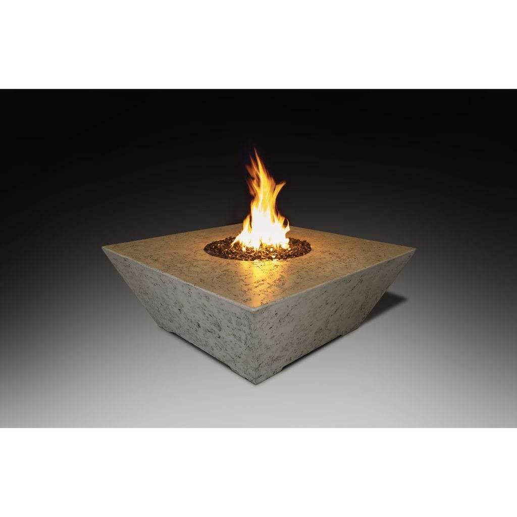 Athena 48" Olympus Square Concrete Gas Fire Pit Table