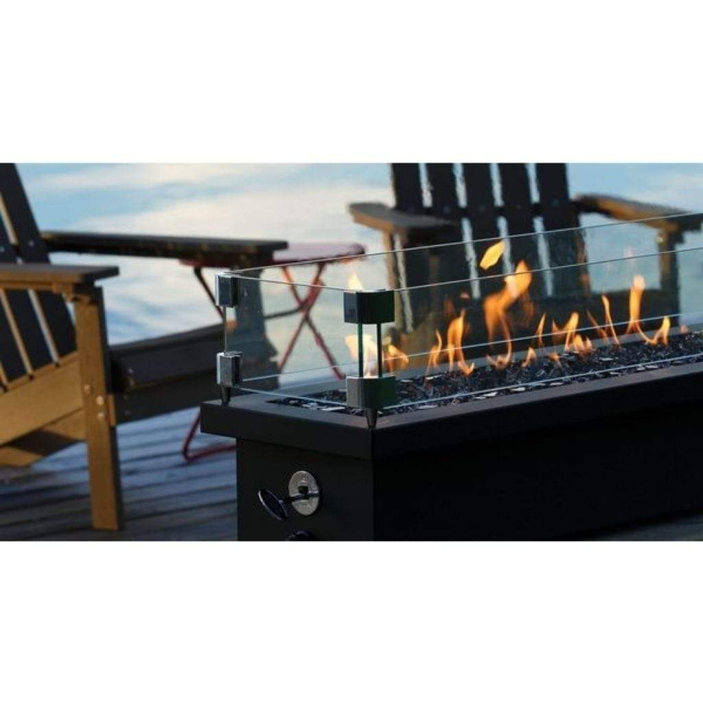 Barbara Jean Collection by Kingsman 24" OFS24 Outdoor Linear Gas Firestand with Manual Controls