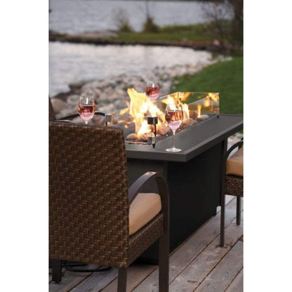 Barbara Jean Collection by Kingsman 24" OFS24 Outdoor Linear Gas Firestand with Manual Controls