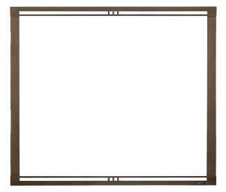 Majestic 2-Piece New Bronze Firescreen Fronts for Marquis II See-Through 42" Gas Fireplace
