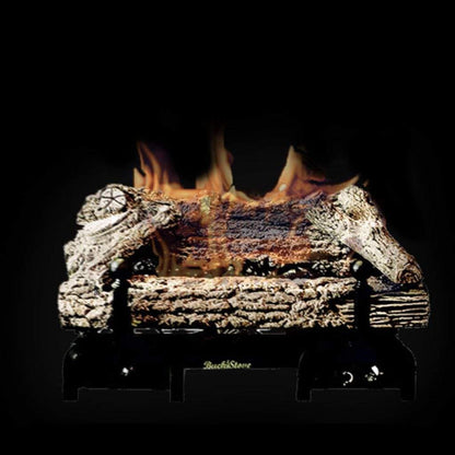 Buck Stove 24" Ceramic Series Vent-Free Thermostatic Liquid Propane Log Set
