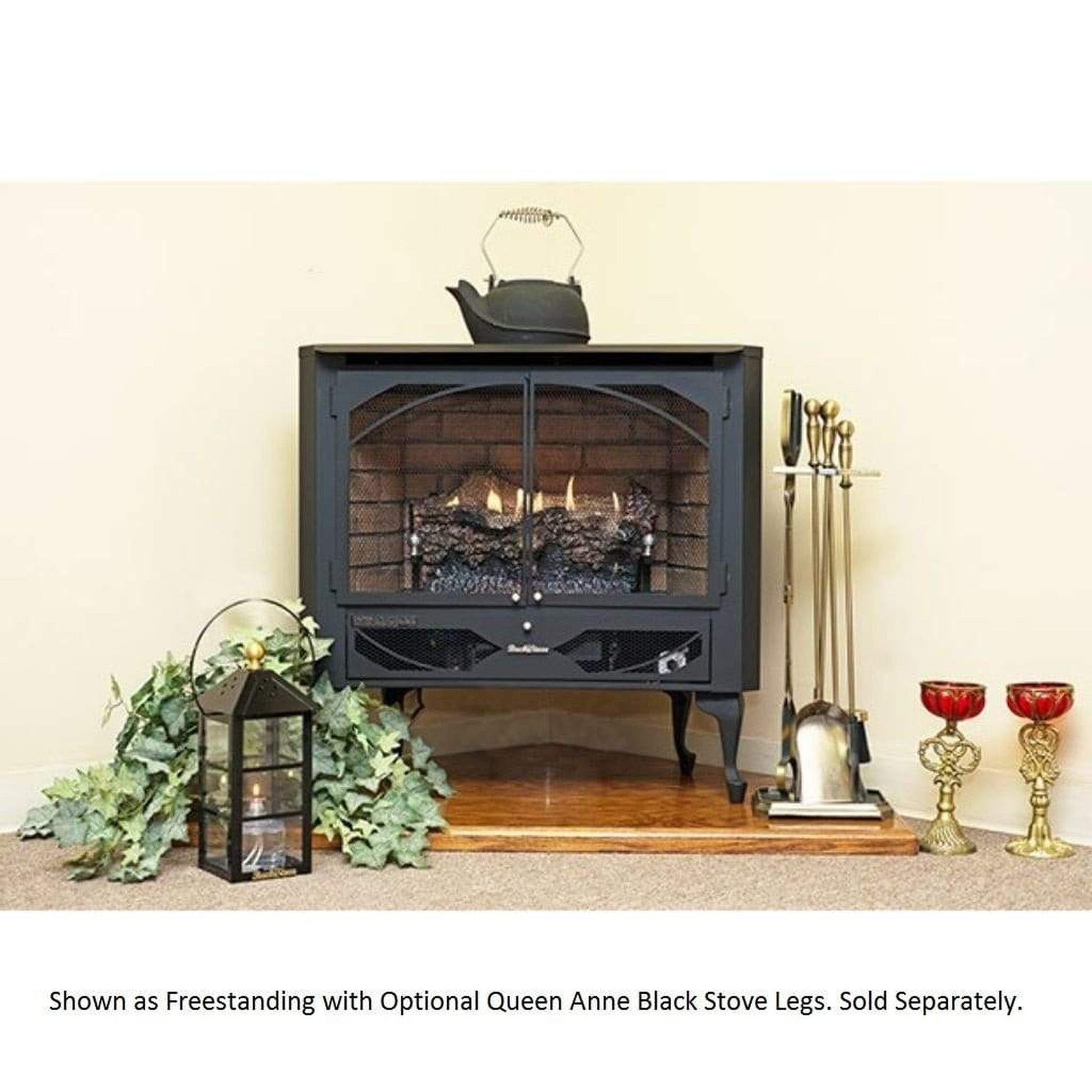 Buck Stove Model 384 32" W x 24" H Vent Free Natural Gas Stove