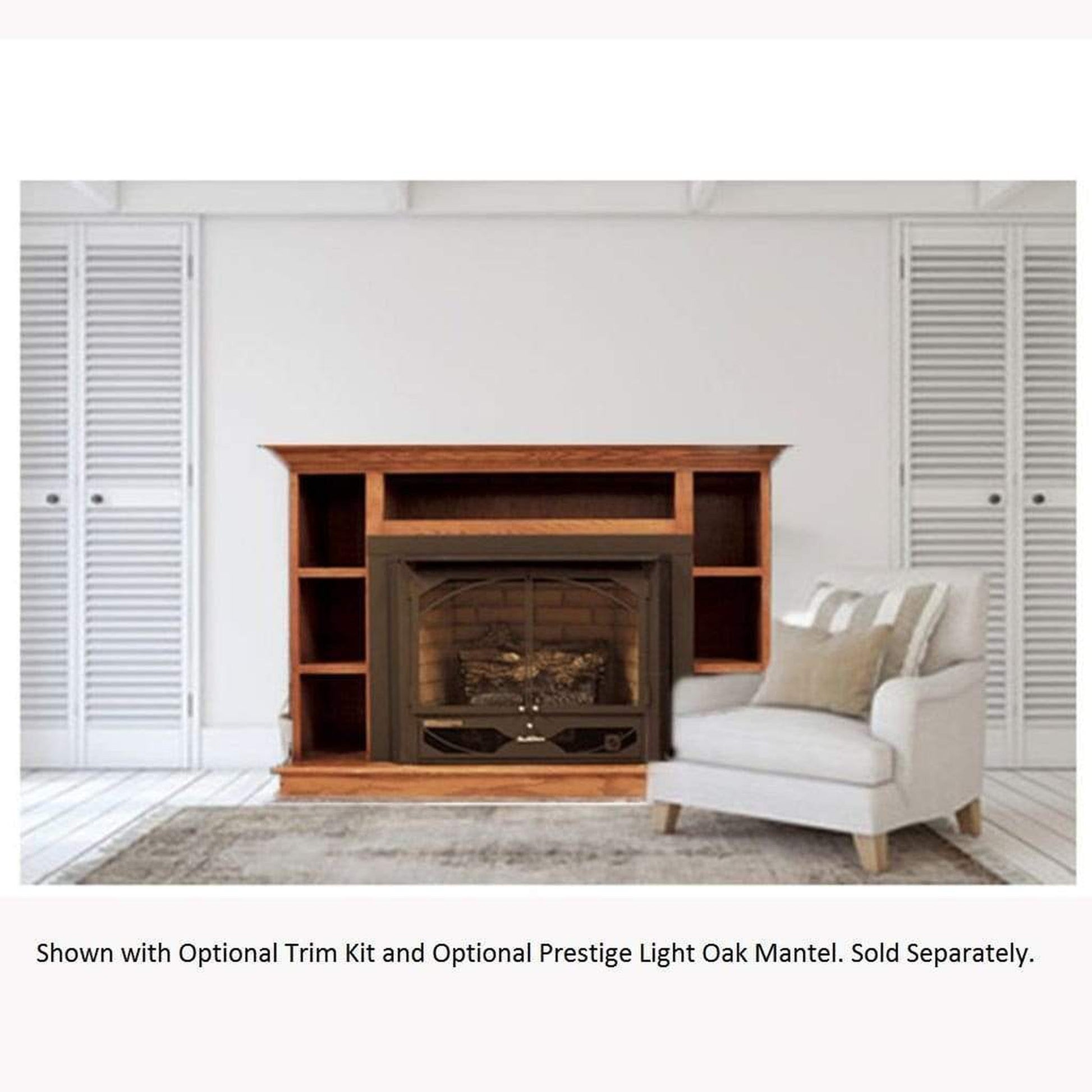 Buck Stove Model 384 32" W x 24" H Vent Free Natural Gas Stove