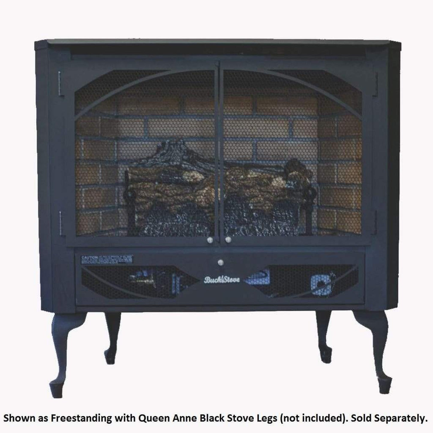 Buck Stove Model 384 32" W x 24" H Vent Free Natural Gas Stove
