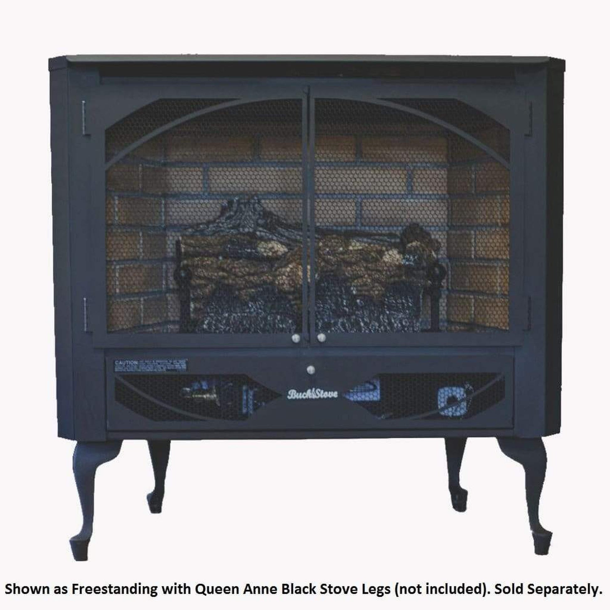 Buck Stove Model 384 32" W x 24" H Vent Free Natural Gas Stove