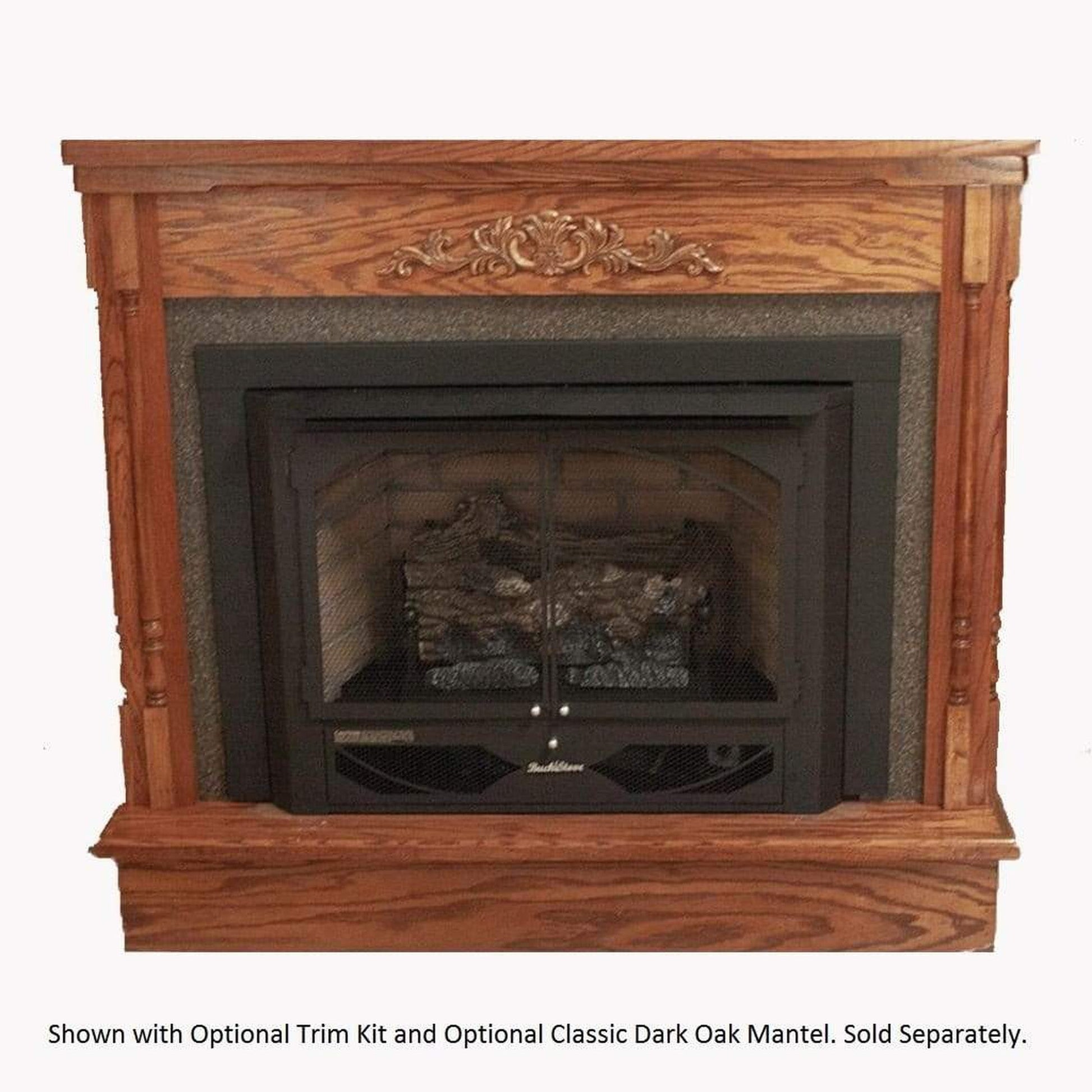 Buck Stove Model 384 32" W x 24" H Vent Free Natural Gas Stove