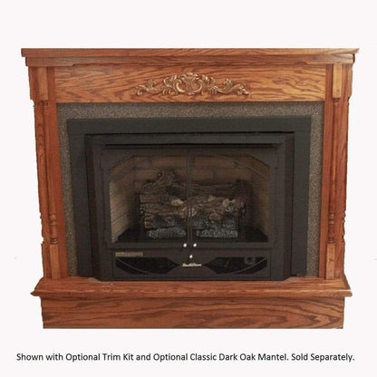 Buck Stove Model 384 32" W x 24" H Vent Free Natural Gas Stove