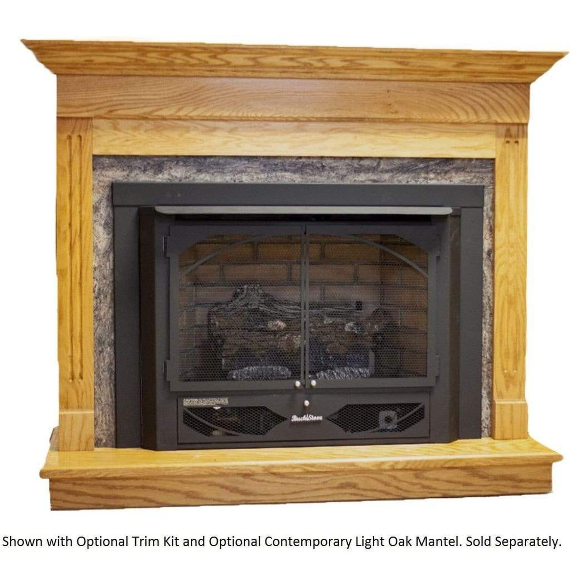 Buck Stove Model 384 32" W x 24" H Vent Free Natural Gas Stove