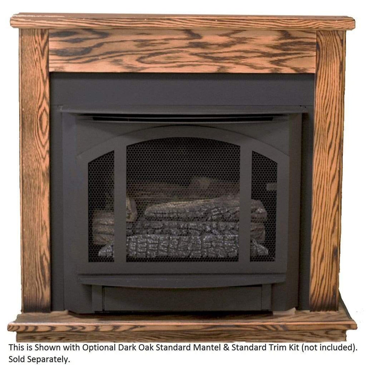 Buck Stove Model T-33 Liquid Propane Gas Stove With Legs and Blower