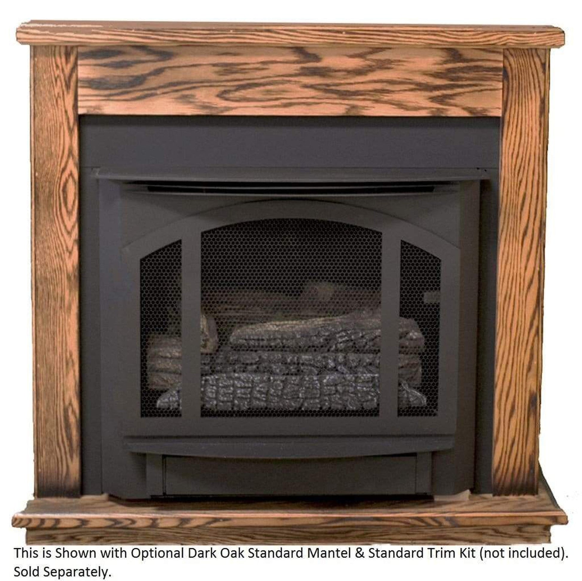 Buck Stove Model T-33 Liquid Propane Gas Stove With Legs and Blower