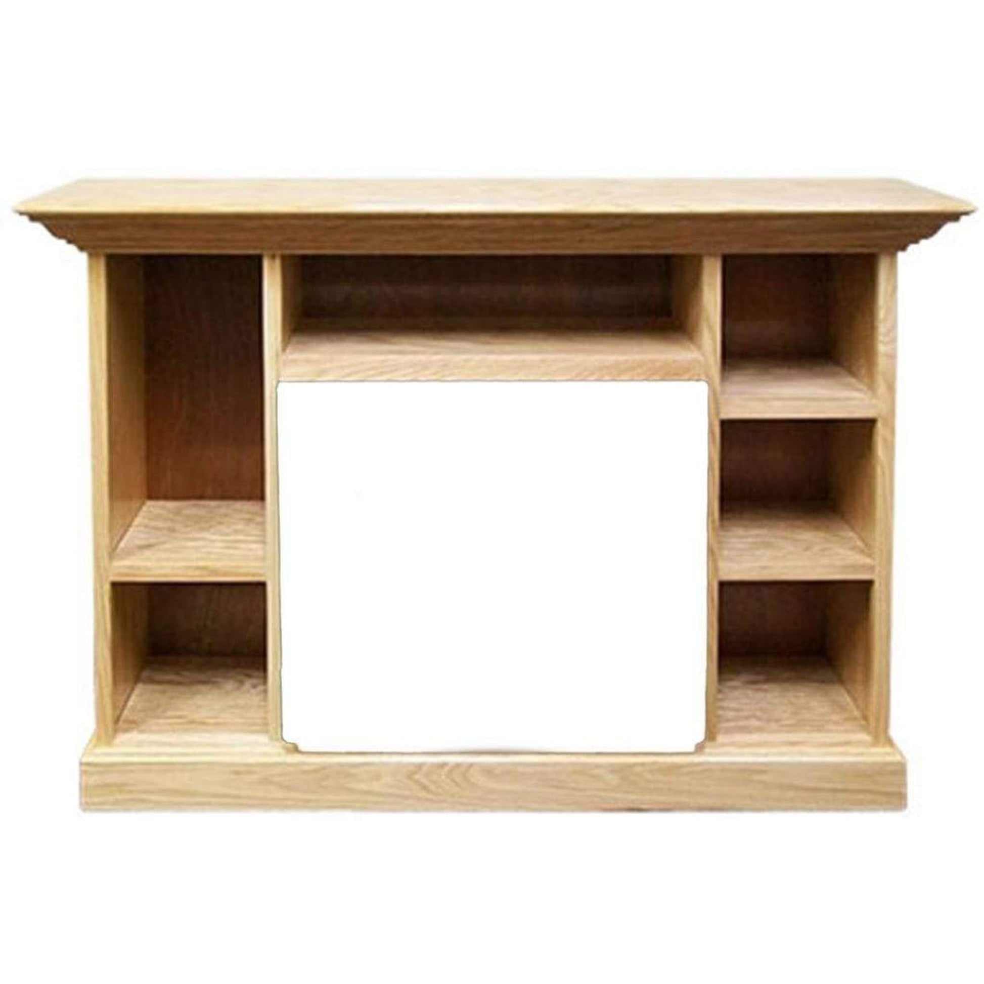 Buck Stove Prestige Bookcase Unfinished Mantel Accessory for Model 34 and Model 384 Gas Stove