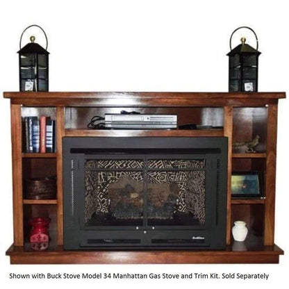 Buck Stove Prestige Mantel Accessory for Model 34 Manhattan Gas Stove