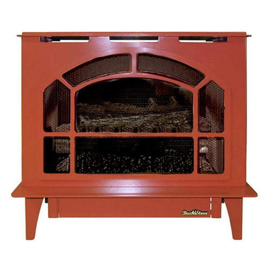 Buck Stove Townsend II 27" Terracotta Steel Series Natural Gas Stove