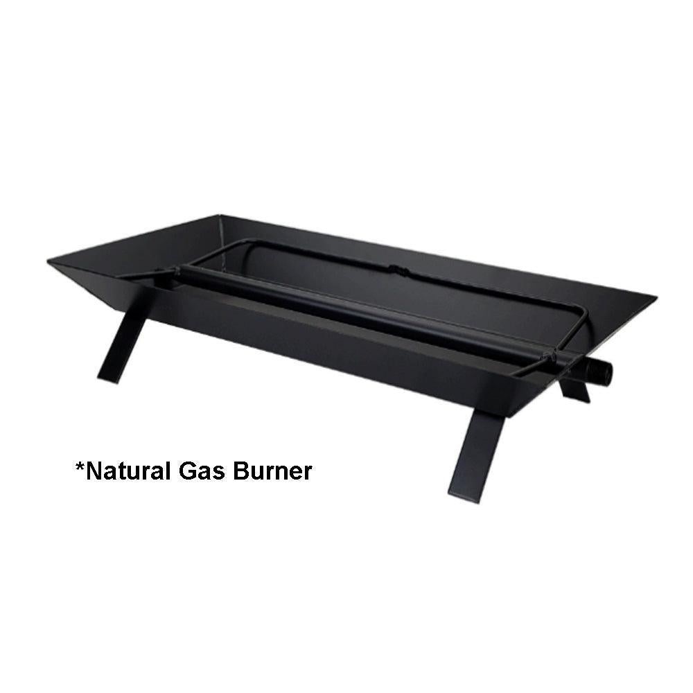 Rasmussen 60" Custom Pan Vented Burner with Strap Legs, 16" Deep