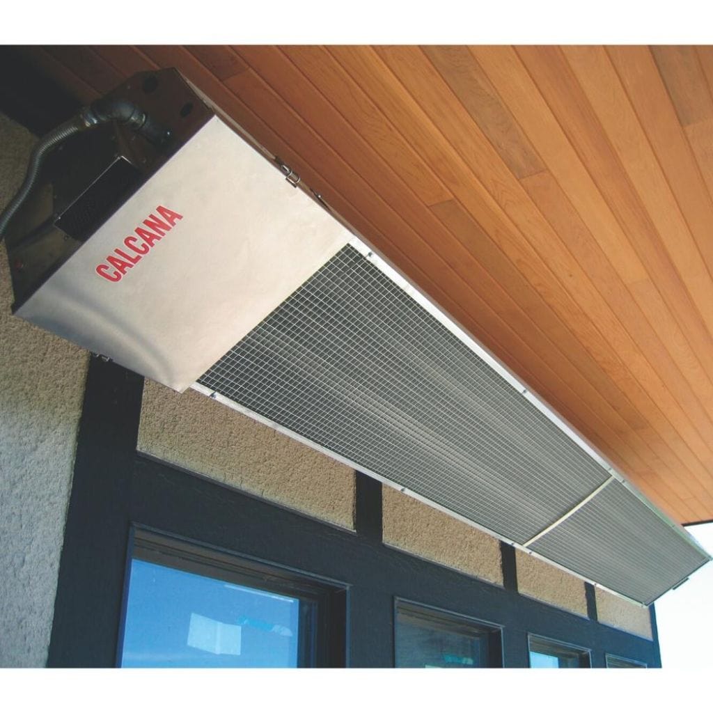 Calcana High Output Series 10' Marine Grade Stainless Steel Propane Gas Patio Heater