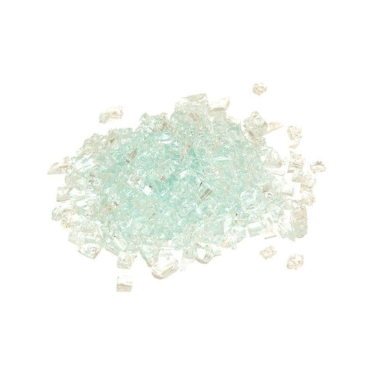 Crushed Clear Non-Reflective Fire Glass Media