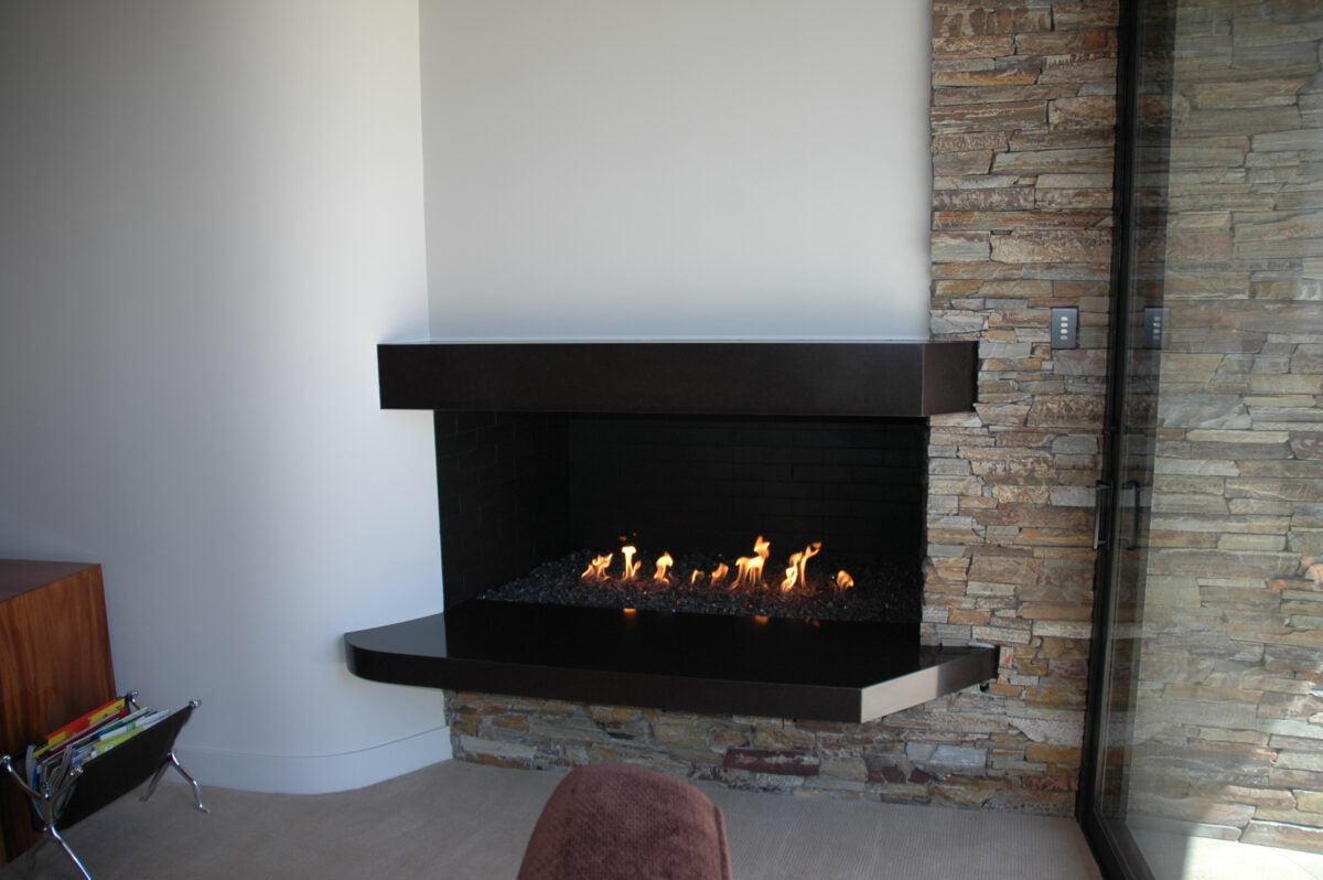 Mason-Lite 48" Linear Gas Fireplace (No Trough) - 12" B-Vent