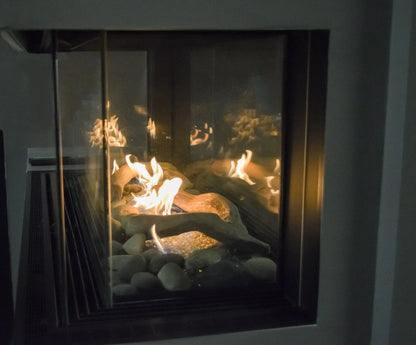 Sierra Flame by Amantii Lyon 48" 4-Sided See-Through Natural Gas Fireplace