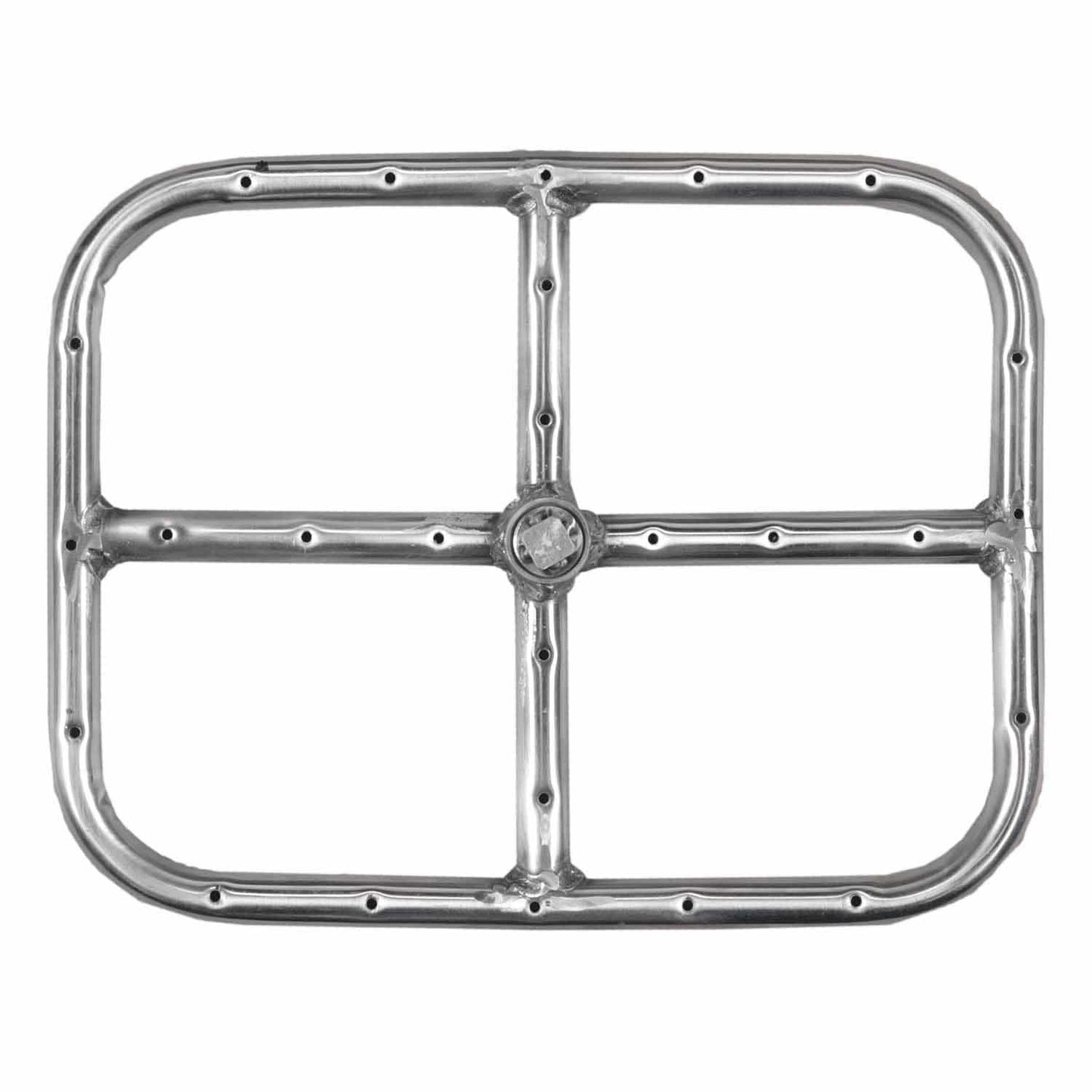 Dagan Industries 15" x 18" Stainless Steel Rectangular Fire Ring