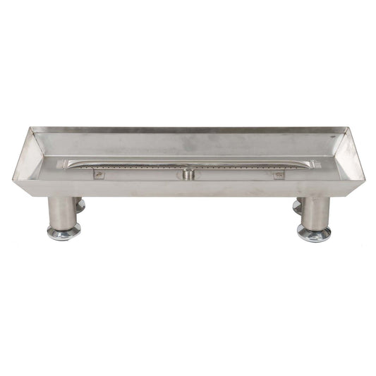 Dagan Industries 18" Stainless Steel Burner Pan With Straight Burner