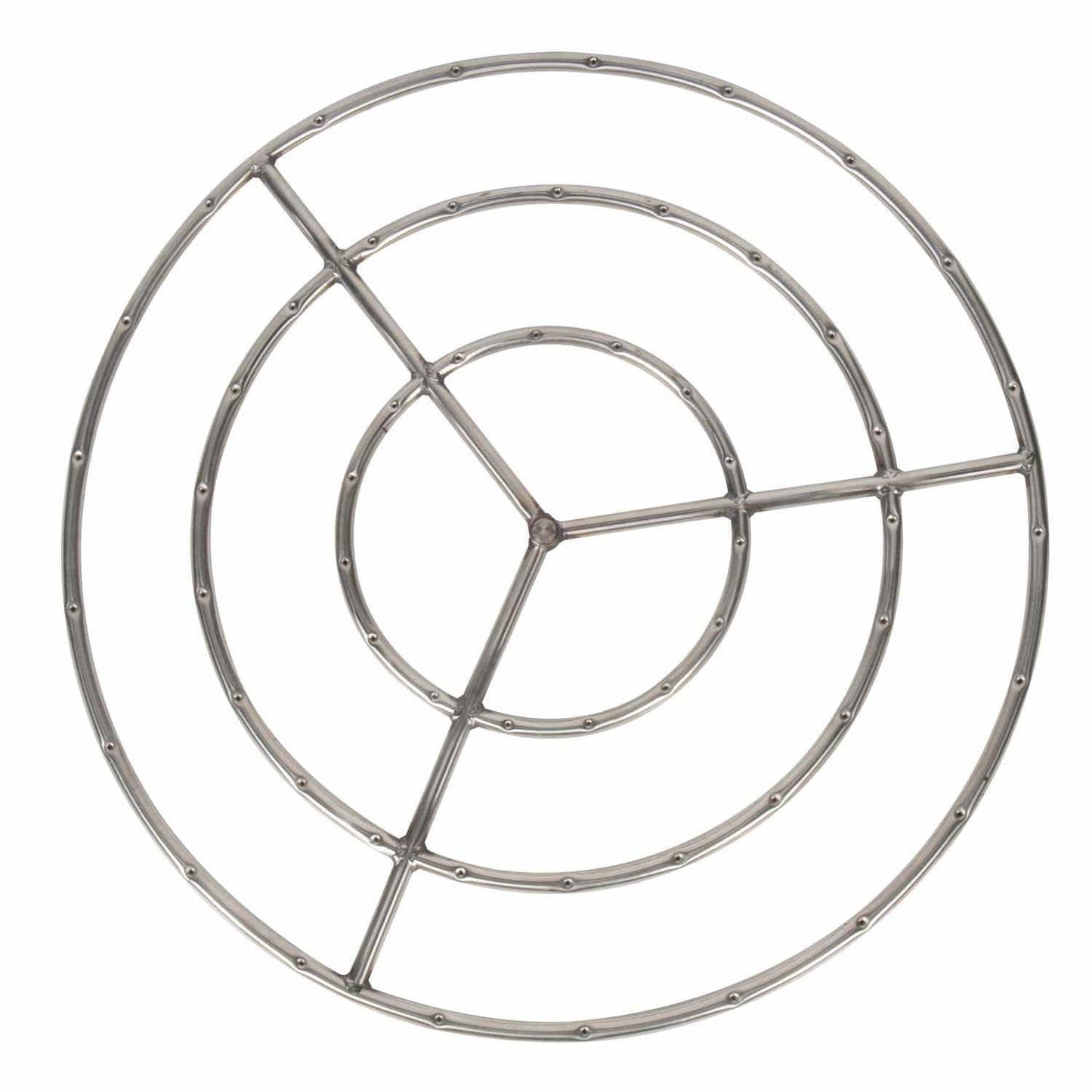 Dagan Industries 30" Stainless Steel Triple Fire Ring